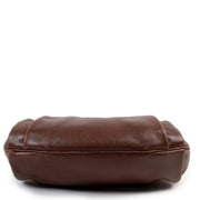Buy an authentic second hand Delvaux Brown Faust Leather Shoulder Bag at Labellov