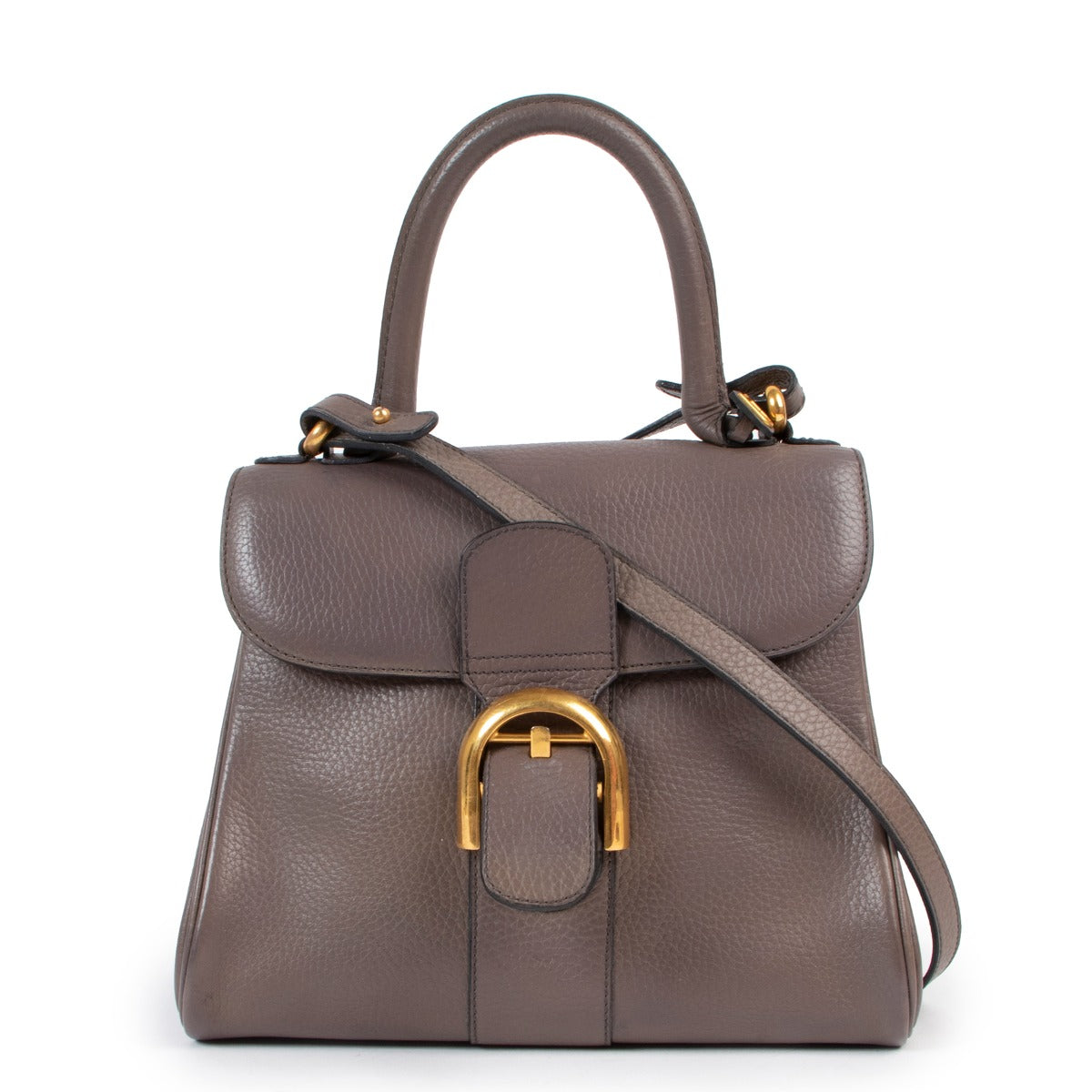 shop safe online secondhand Delvaux Taupe Brillant PM . acheter en ligne seconde main Delvaux Taupe Brillant PM