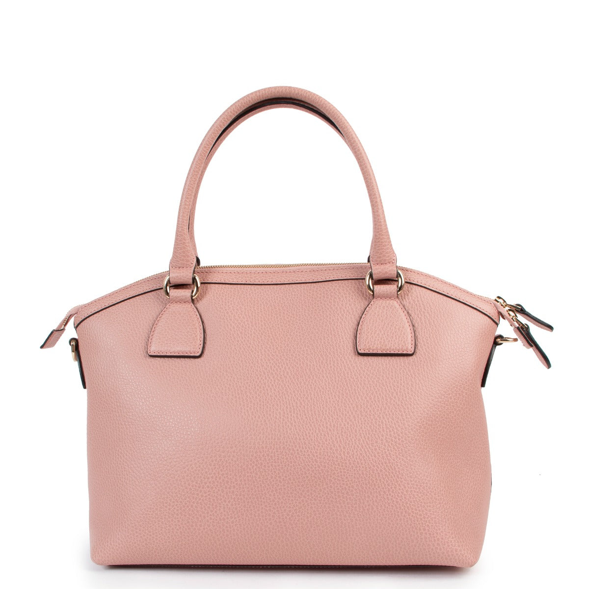 Shop authentic second hand luxury designer Gucci GG Charm Soft Pink Leather Dome Bag at Labellov.