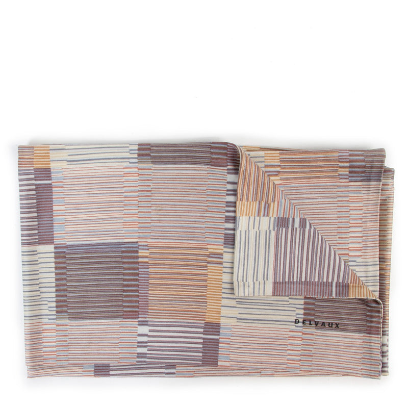Buy an authentic second hand Delvaux Striped Silk Scarf in very good condition at Labellov