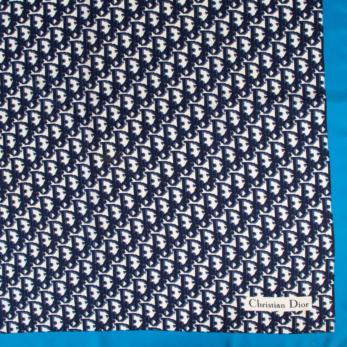 Buy an authentic second hand Christian Dior Oblique pattern silk scarf in good condition at Labellov