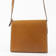 Authentic preloved Delvaux Camel Clarion Crossbody Bag on Labellov.com