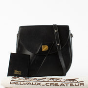 Authentic preloved Delvaux Black Crossbody Bag on Labellov.com