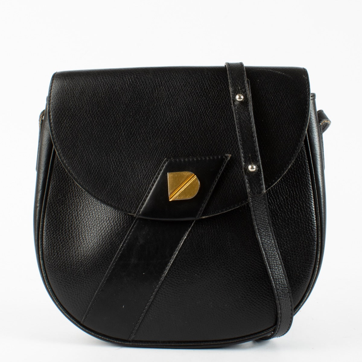 Authentic preloved Delvaux Black Crossbody Bag on Labellov.com