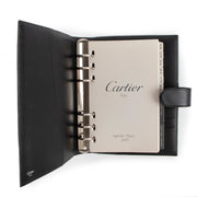 Shop safe online at Labellov in Antwerp this 100% authentic second hand Cartier Black Leather Agenda