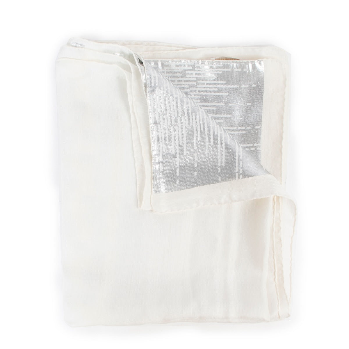 Shop safe online at Labellov in Antwerp this 100% authentic second hand Hermès White Silk Cashmere Scarf