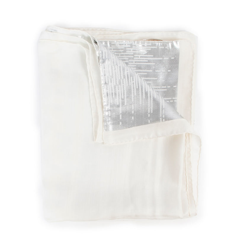 Shop safe online at Labellov in Antwerp this 100% authentic second hand Hermès White Silk Cashmere Scarf