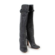 Shop safe online at Labellov in Antwerp this 100% authentic second hand Valentino Dark Grey Boots - Size 38