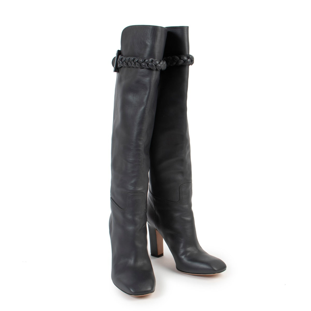 Shop safe online at Labellov in Antwerp this 100% authentic second hand Valentino Dark Grey Boots - Size 38