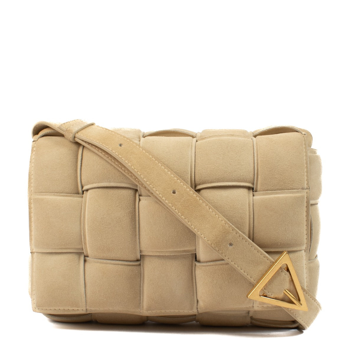 Bottega Veneta Porridge Suede Padded Cassette Bag