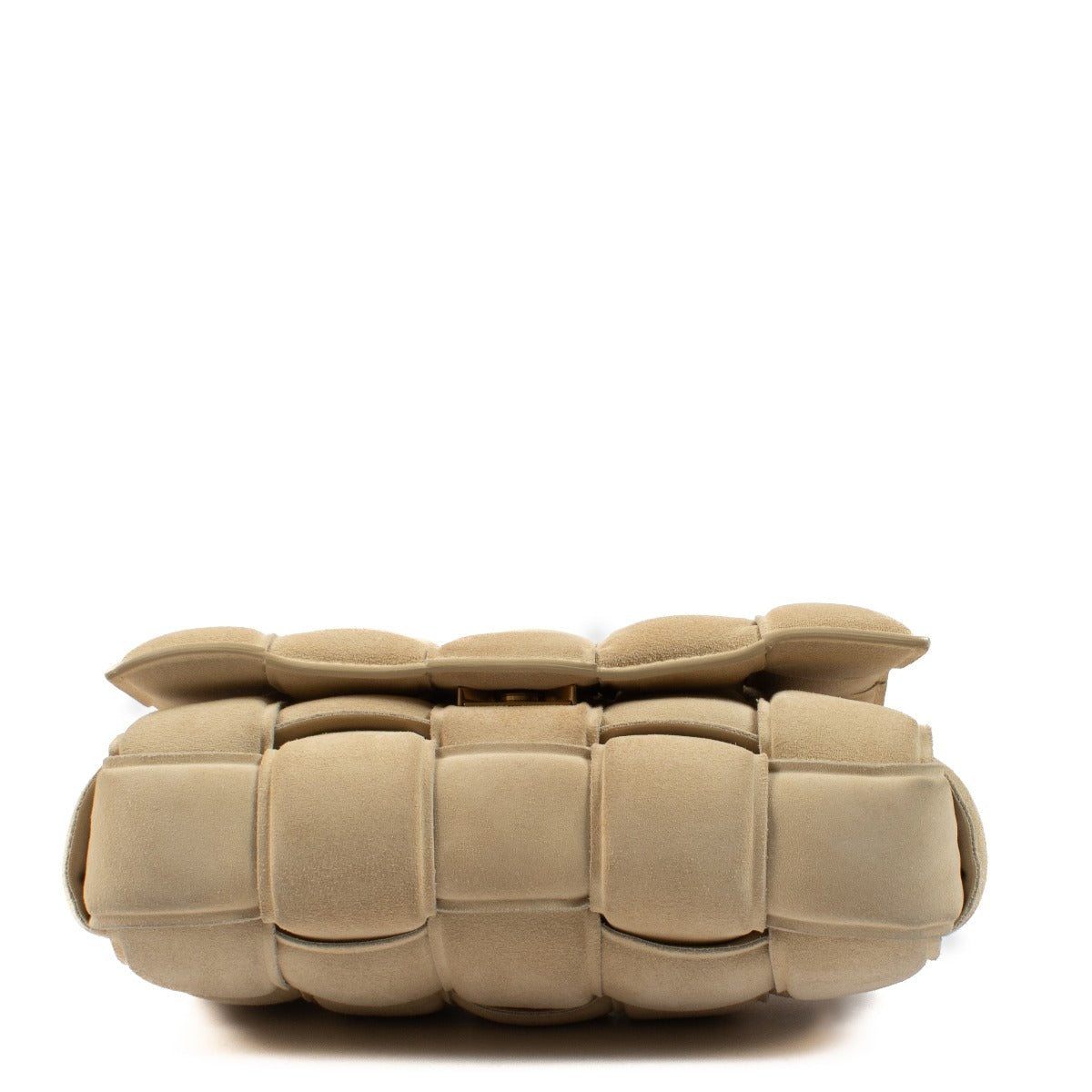 Sac Cassette rembourré en daim Porridge Bottega Veneta