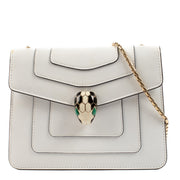 shop 100% authentic second hand Bulgari White Serpenti Forever Crossbody Bag on Labellov.com