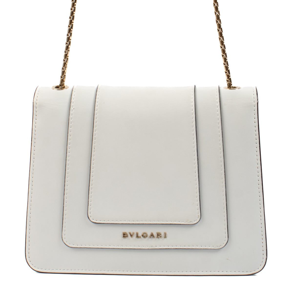 shop 100% authentic second hand Bulgari White Serpenti Forever Crossbody Bag on Labellov.com