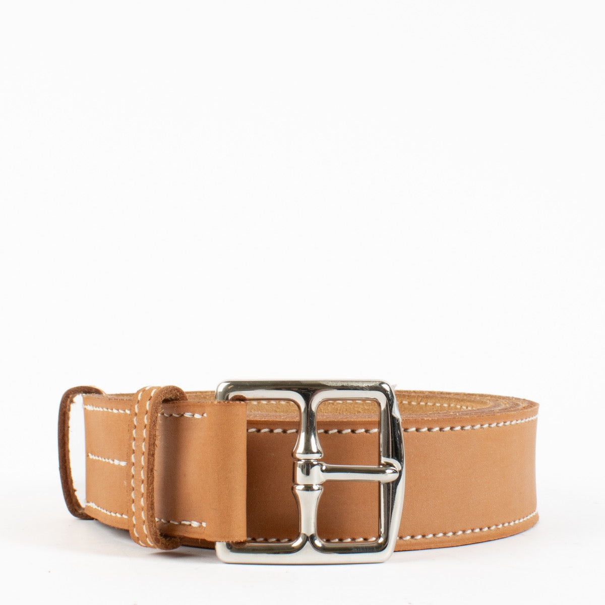 shop 100% authentic second hand Hermès Beige Etriviere Belt - Size 95 on Labellov.com