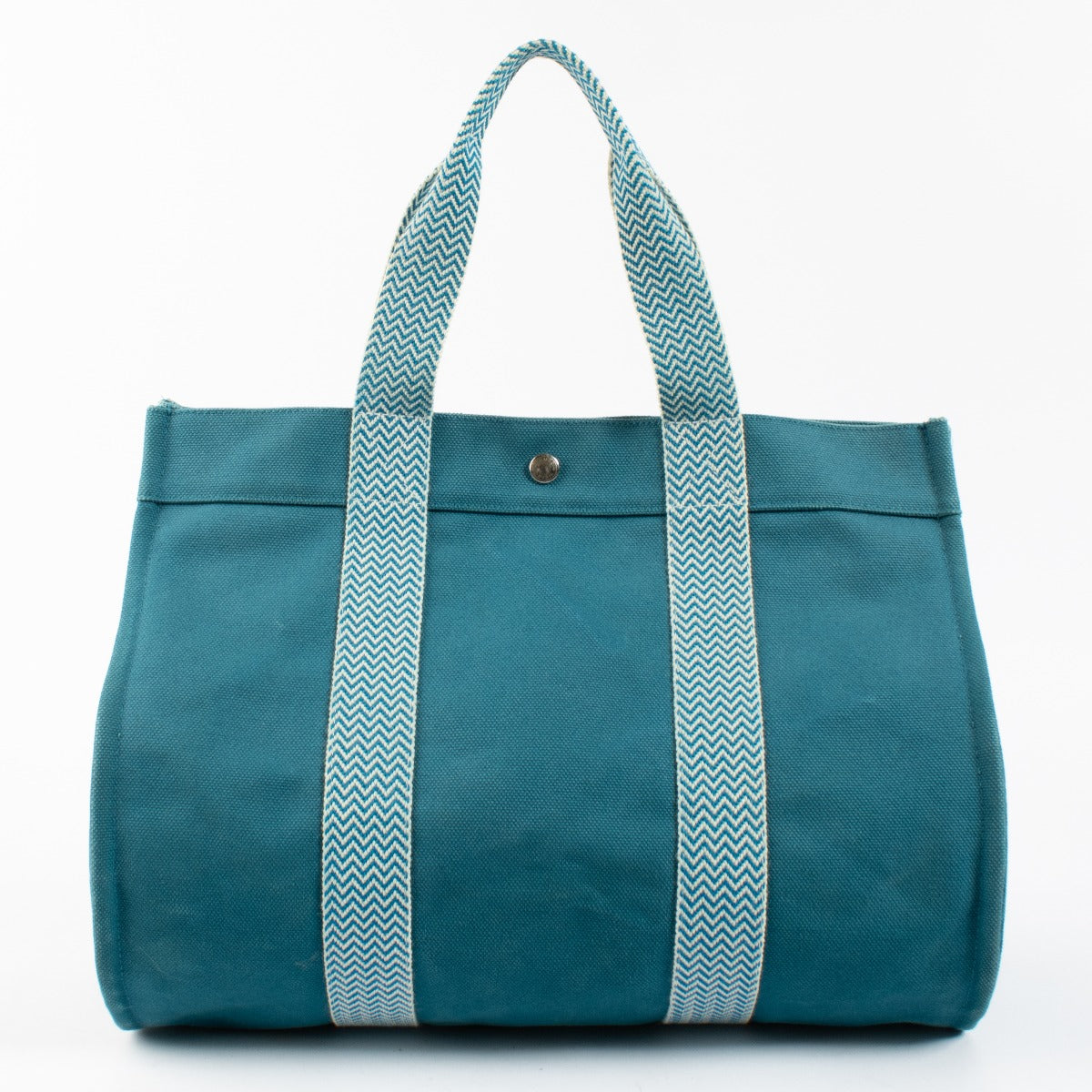 Hermès Blue Canvas Cannes MM