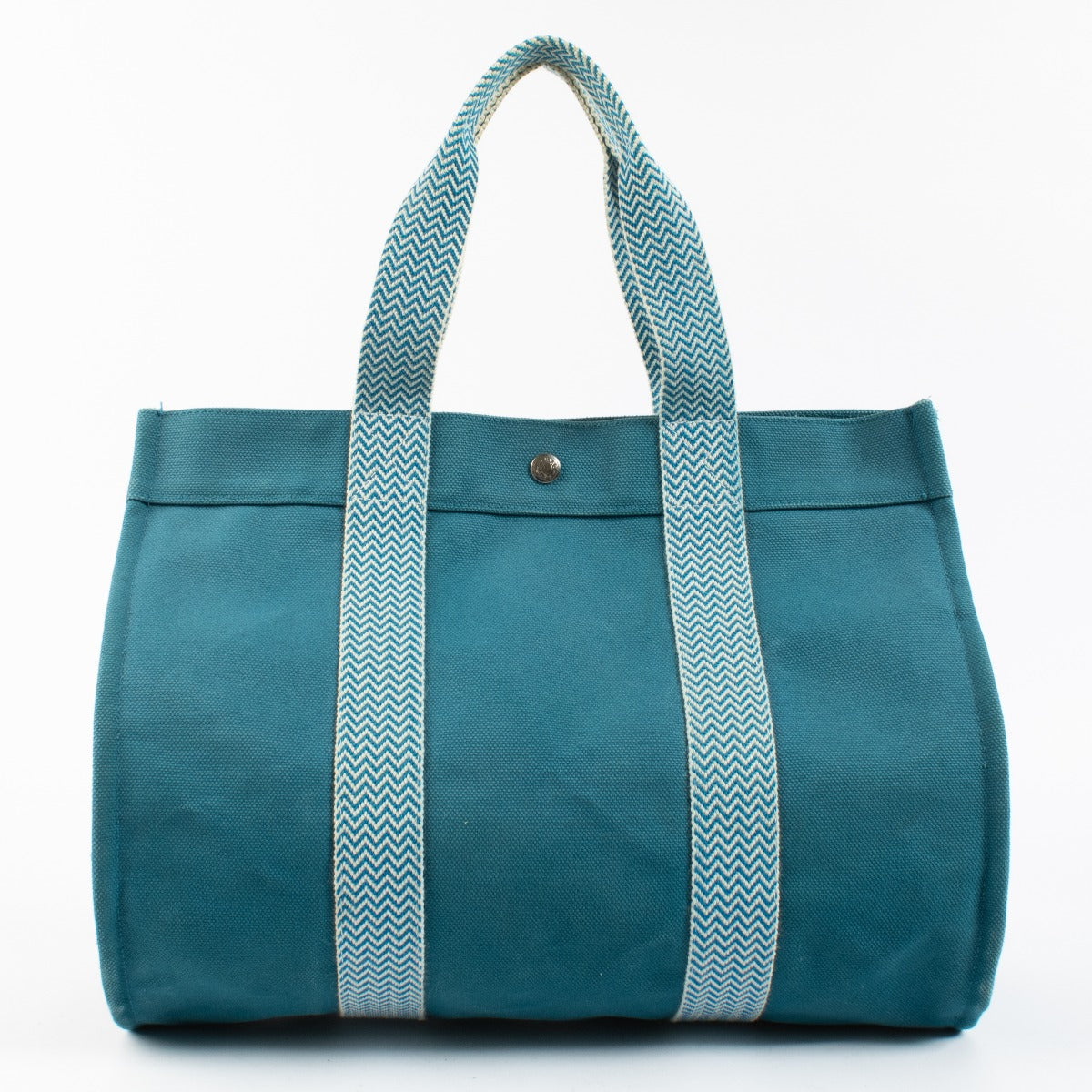 Hermès Blue Canvas Cannes MM