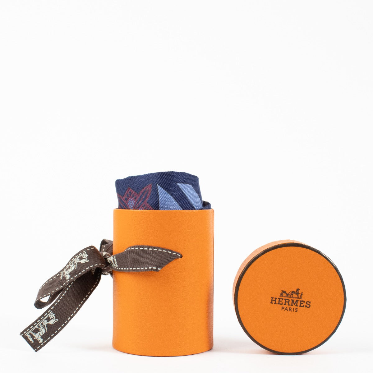 Foulard Twilly en soie Hermès Géométrie Crétoise