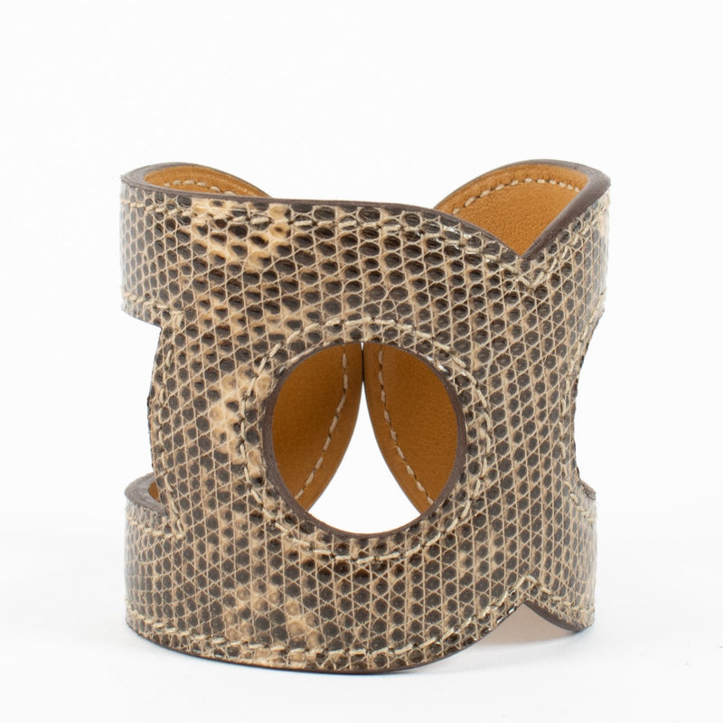 Hermès Ombre Lizard Natural Varation Bracelet