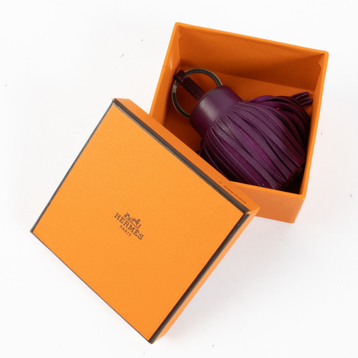 Hermès Purple Carmen Key Ring