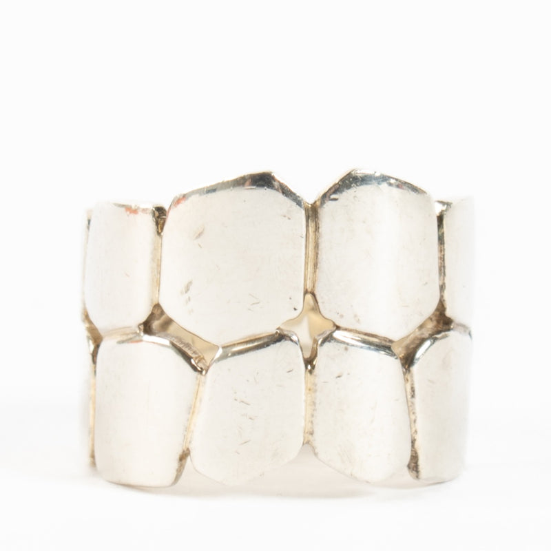 Hermès Sterling Zilver Niloticus Eclat Ring - Maat 58
