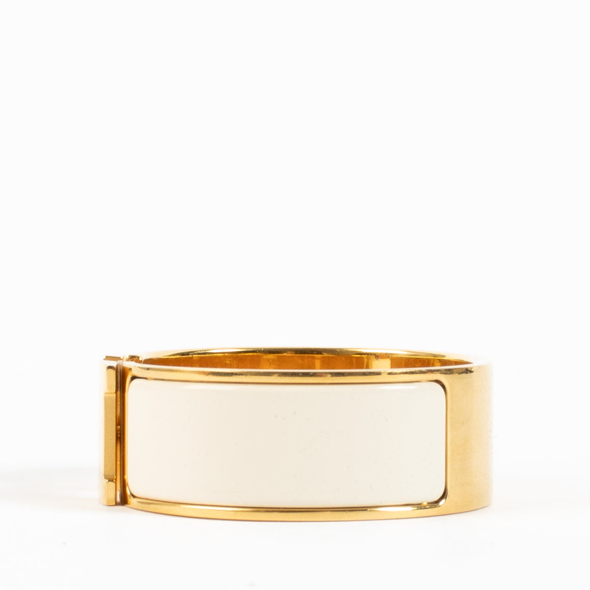 Bracelet Hermès Clic Clac H Ivoire - Taille S