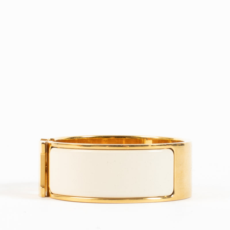 Hermès Ivoren Clic Clac H Armband - Maat S