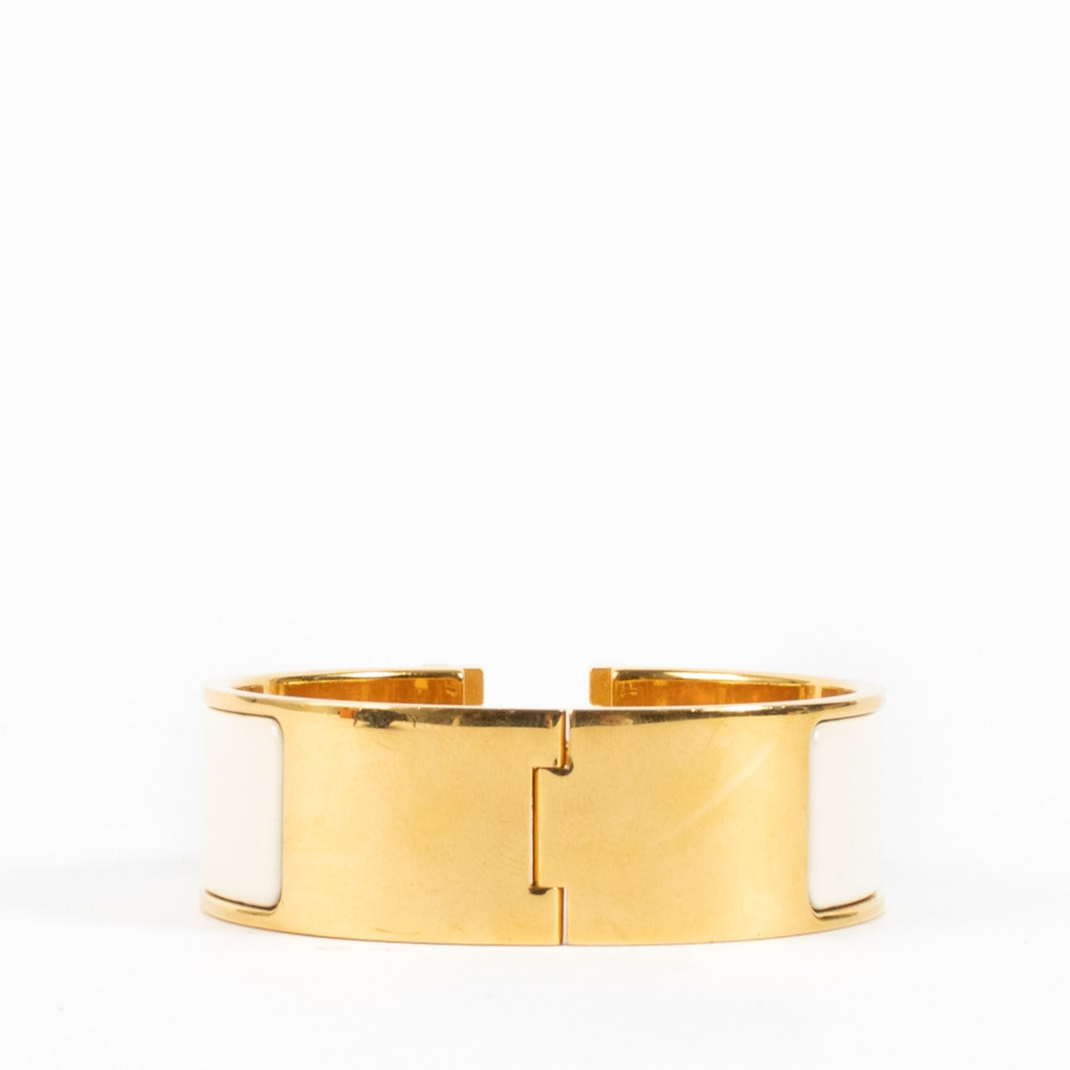 Bracelet Hermès Clic Clac H Ivoire - Taille S