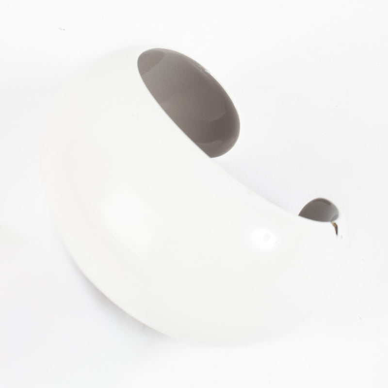 Hermès Witte Bois Laqué Armband - Maat S