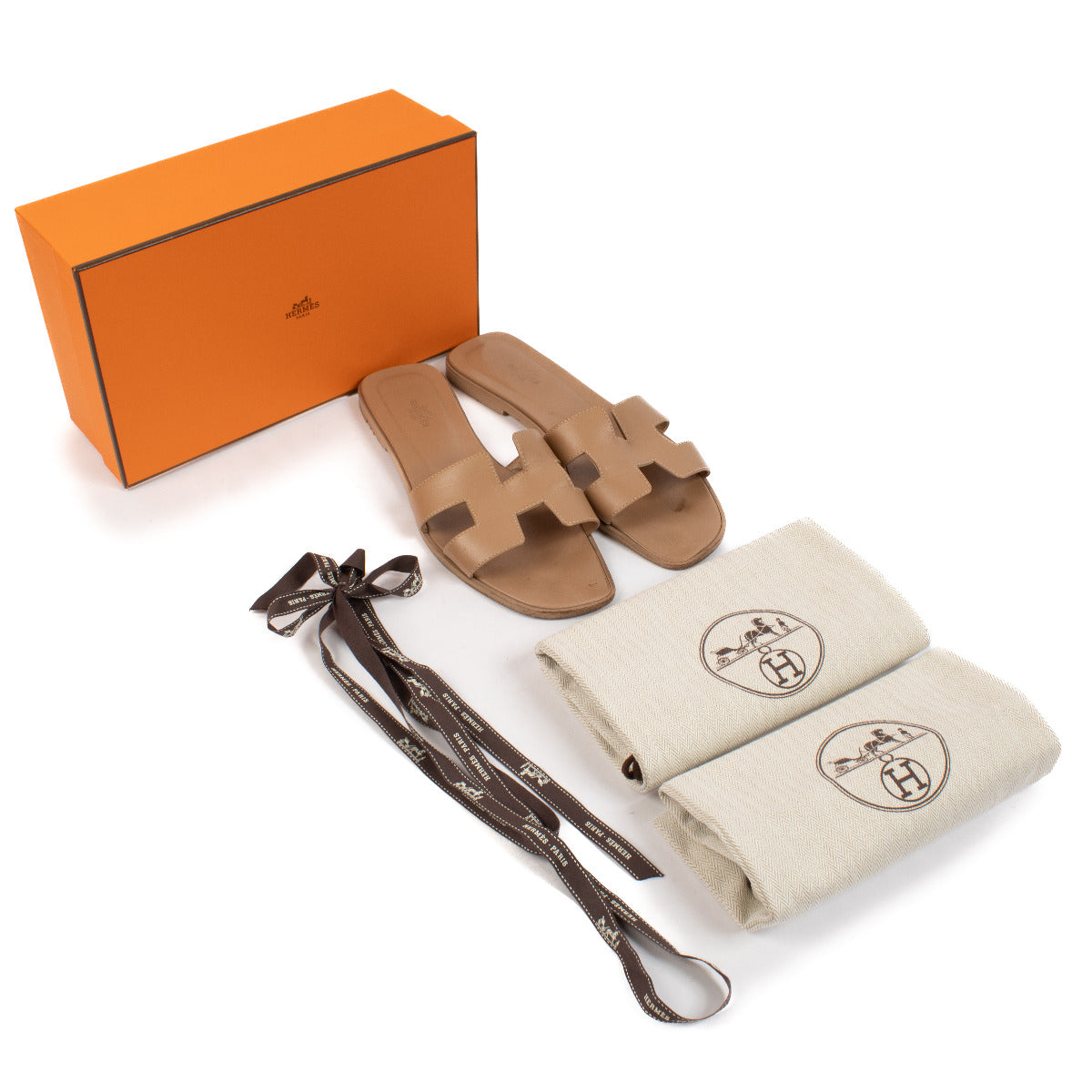 Hermès Chai Oran Sandals - Size 40 set for sale