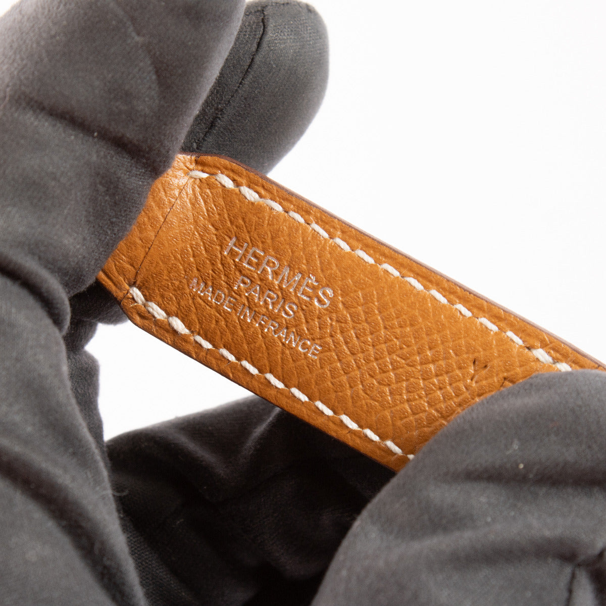 Hermès Gold Epsom Attaché Soie Strap Extenders
