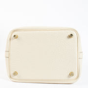 Authentic second hand Hermès Picotin Lock 18 Nata Clemence GHW on Labellov.com