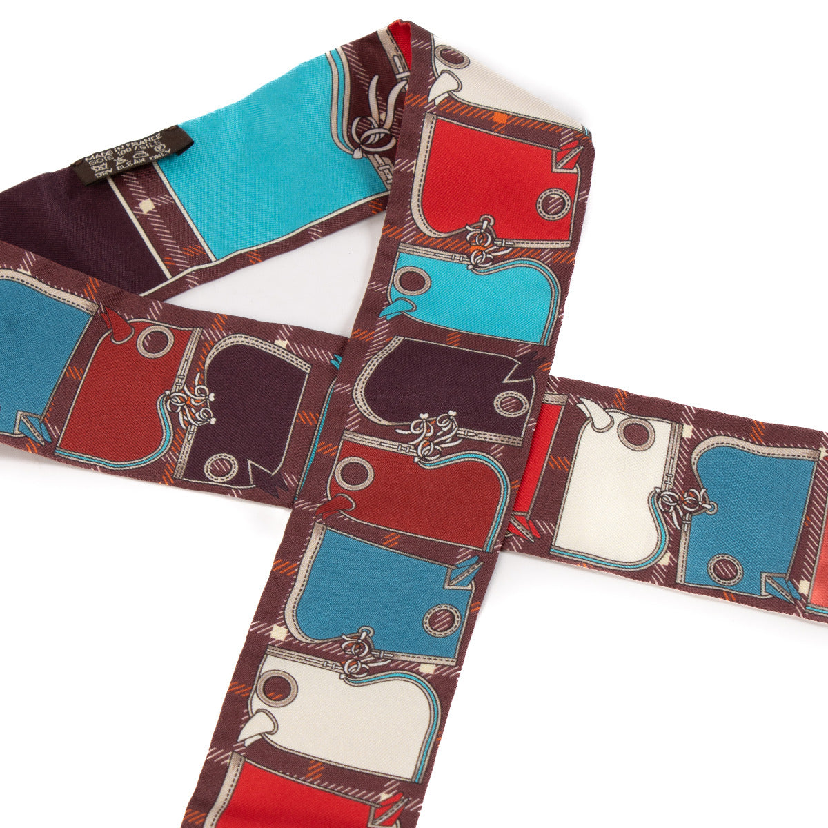 Twilly en soie Camails Hermès