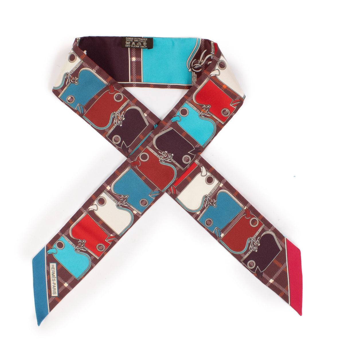 Hermès Silk Camails Twilly Scarf