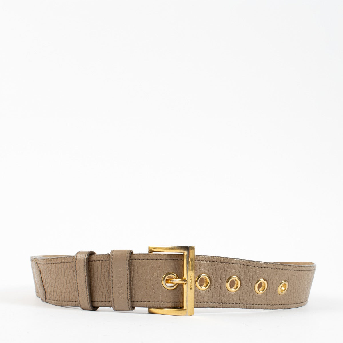 shop 100% authentic second hand Prada Grey Belt - Size 85 on Labellov.com
