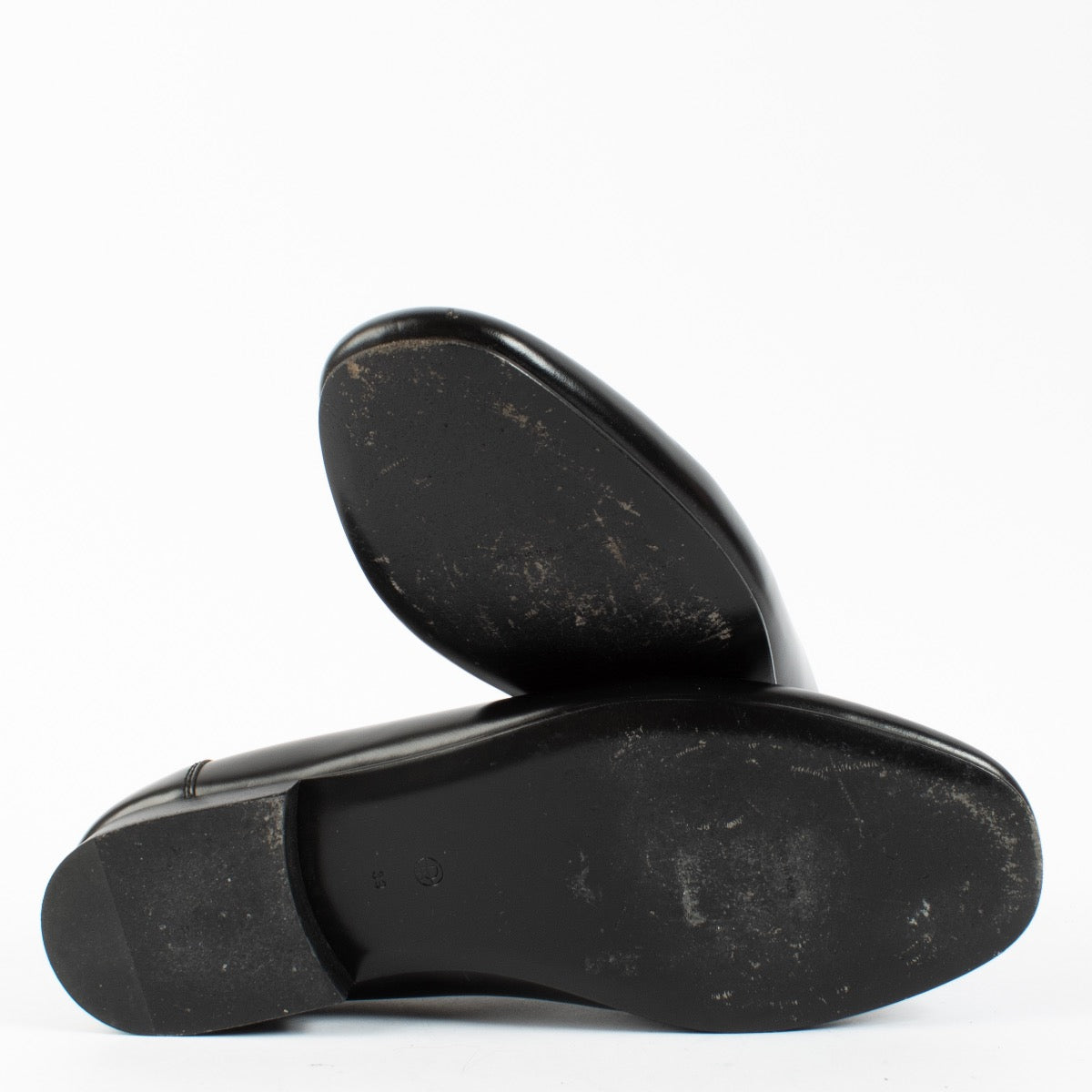 shop 100% authentic second hand The Row Black Loafers - Size 39 on Labellov.com