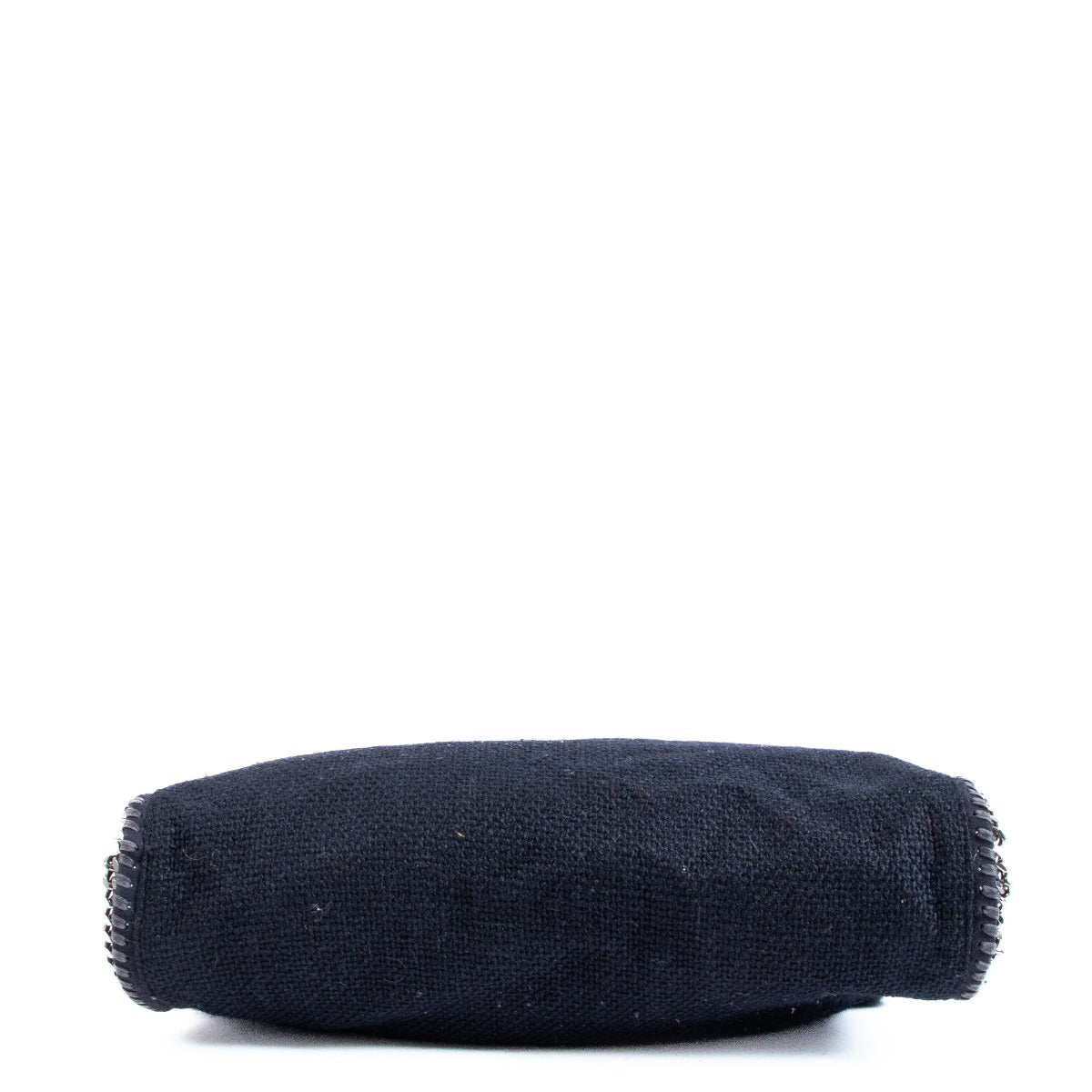 Sac à bandoulière maxi Falabella Stella McCartney en chenille bleu marine