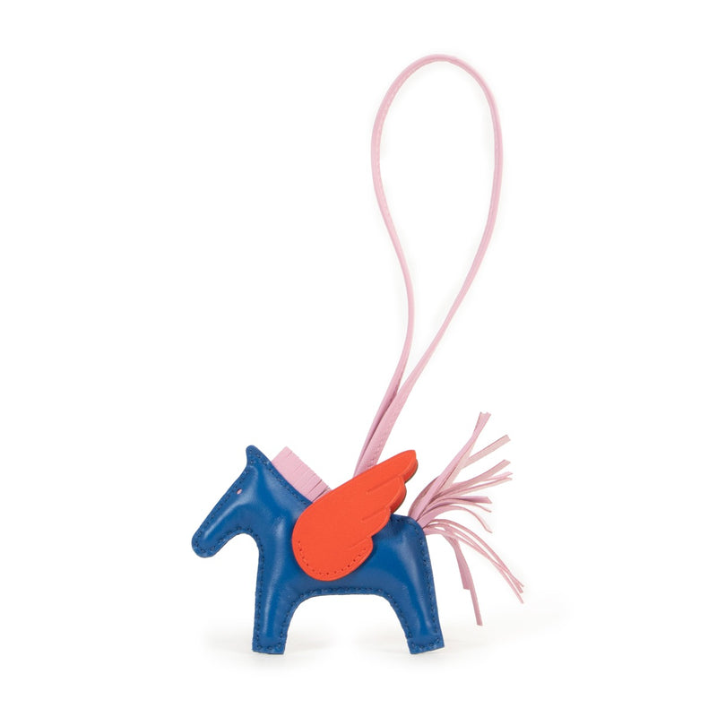 Hermès Rodeo Pegase Blue/Pink/Red Bag Charm