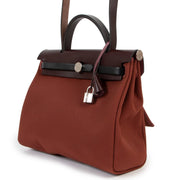 Buy an authentic second hand Hermès Herbag Zip 31 Retourné Quadricolor Bag as new at Labellov