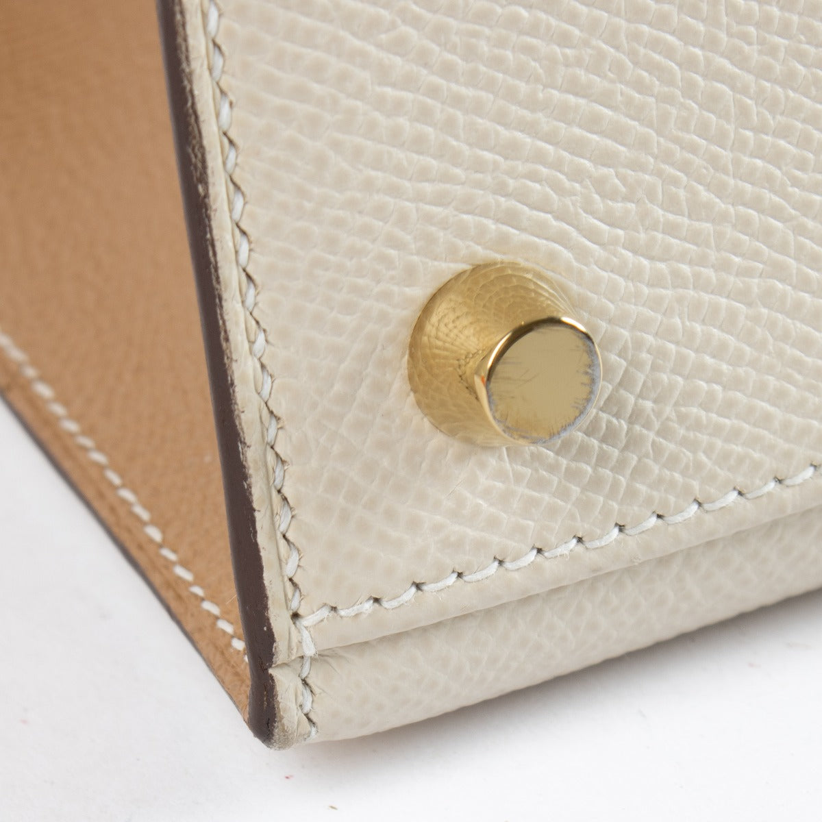 Hermès HSS Kelly 25 Craie/Biscuit Epsom GHW