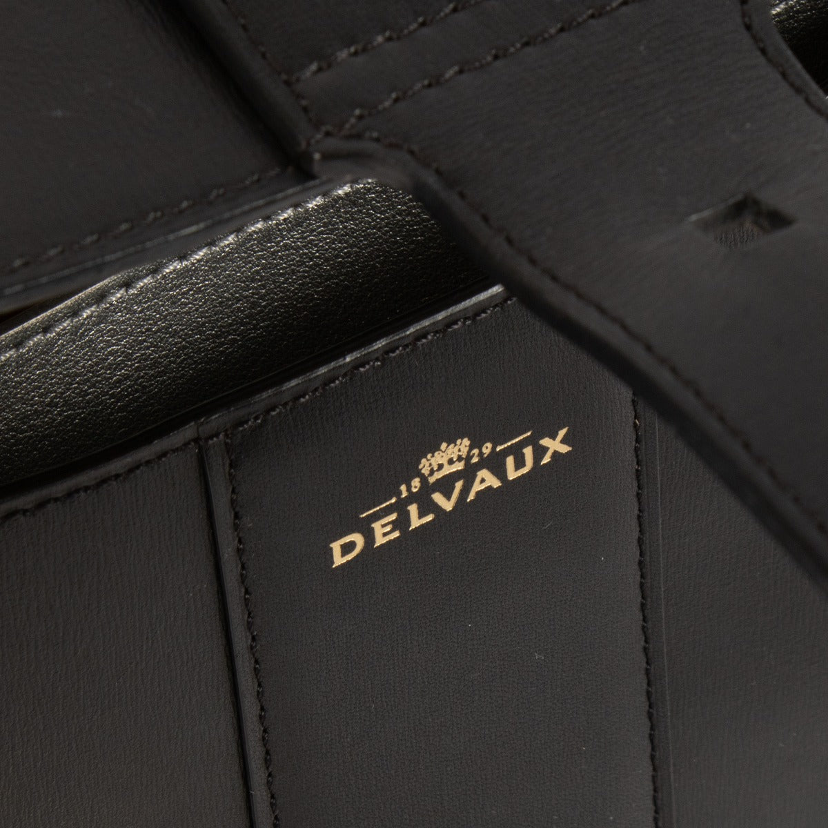 Delvaux Brillant MM Magic noir/or antique/argent