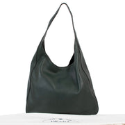 Shop authentic second hand designer vintage luxury Prada Vitello Corsica Smeraldo Green Hobo Bag.