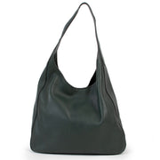 Shop authentic second hand designer vintage luxury Prada Vitello Corsica Smeraldo Green Hobo Bag.