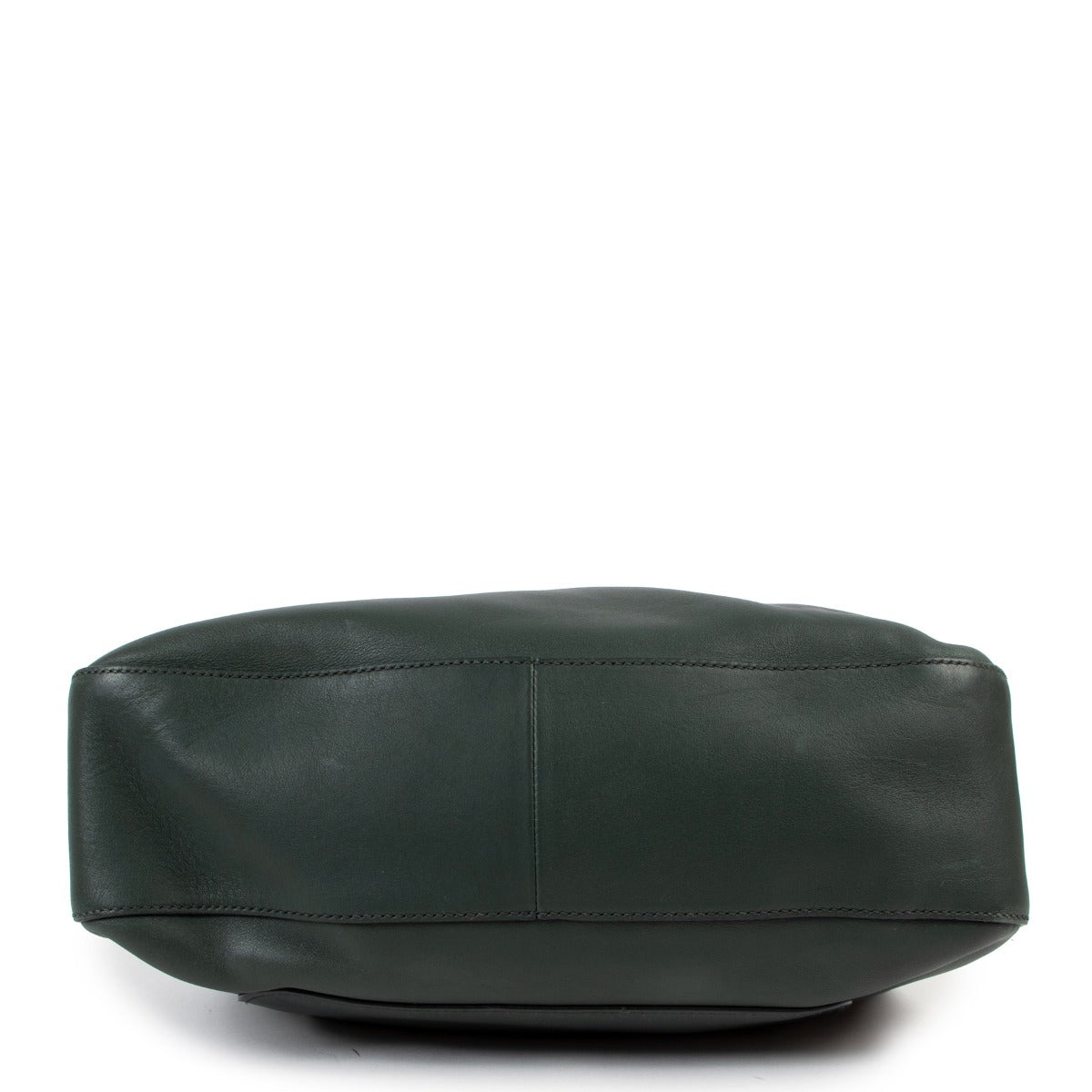 Shop authentic second hand designer vintage luxury Prada Vitello Corsica Smeraldo Green Hobo Bag.