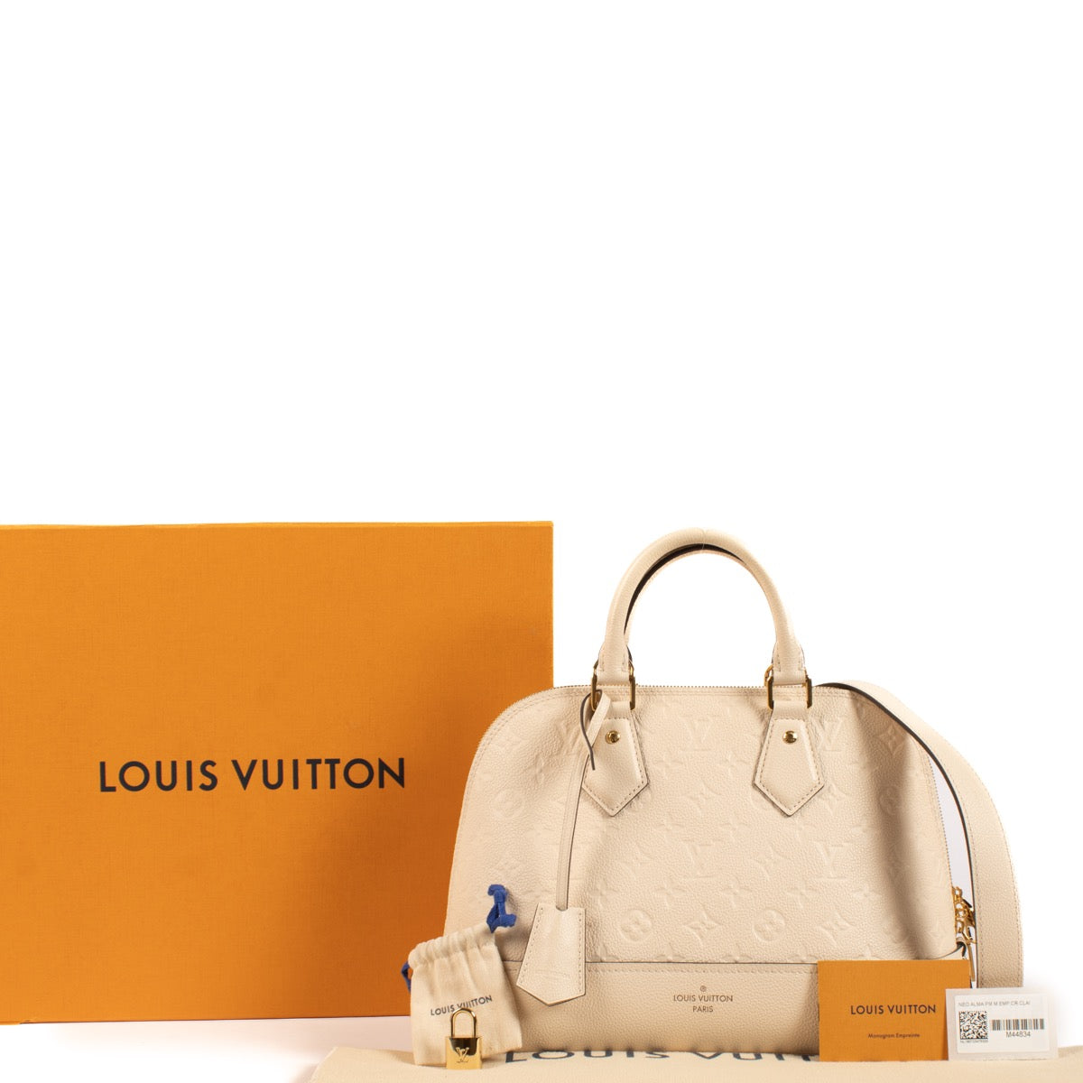 shop 100% authentic second hand Louis Vuitton White Monogram Empreinte Alma on Labellov.com
