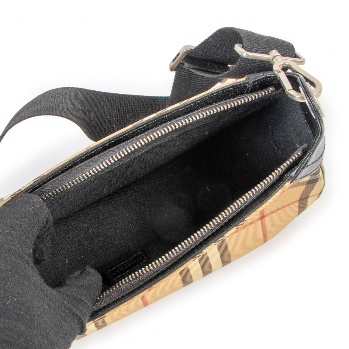 Burberry London Vintage Check Shoulder Bag at Labellov