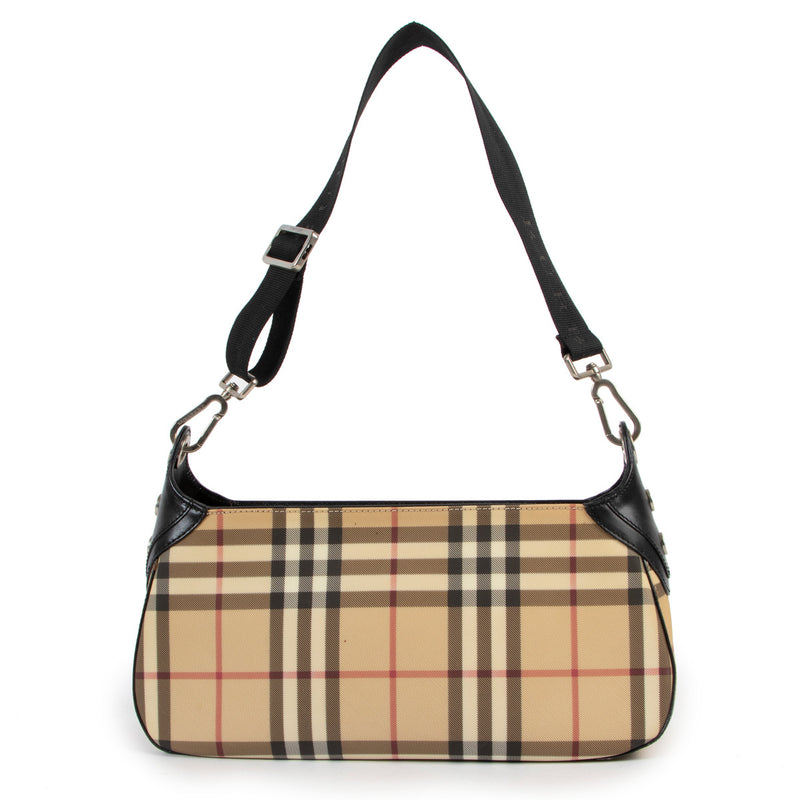 Burberry London Vintage Check Shoulder Bag at Labellov