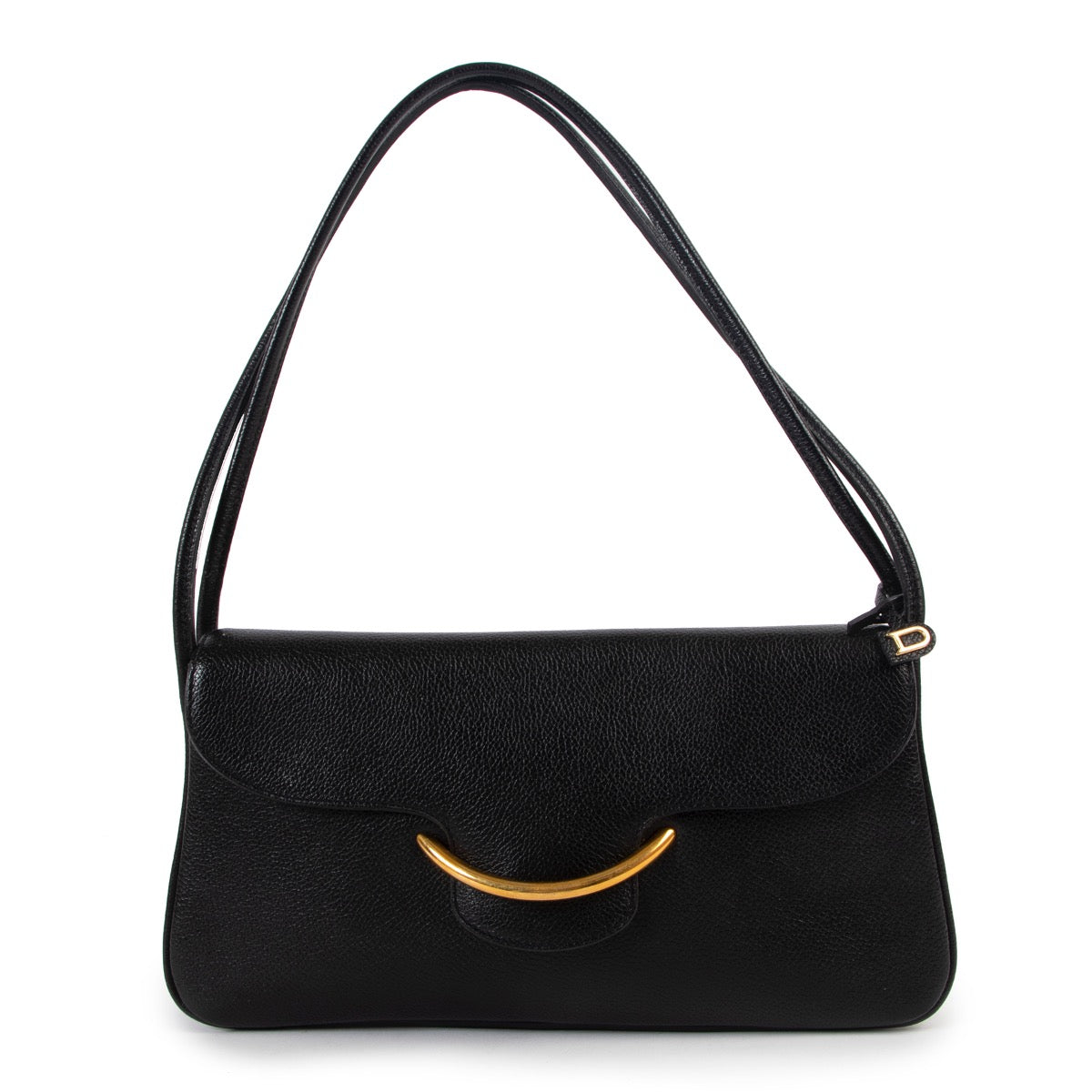 Shop safe online at Labellov in Antwerp this 100% authentic second hand Delvaux Black Shoulder bag