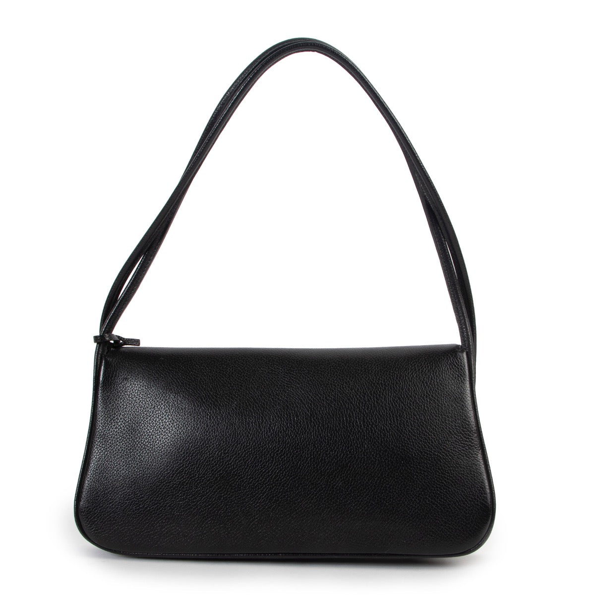 Shop safe online at Labellov in Antwerp this 100% authentic second hand Delvaux Black Shoulder bag