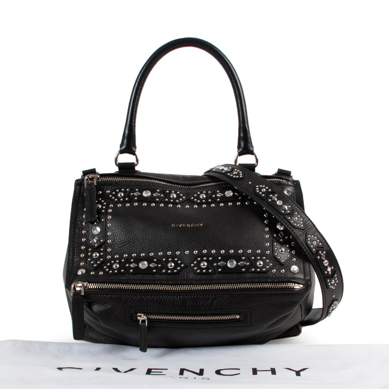 Givenchy Black Studded Pandora Bag