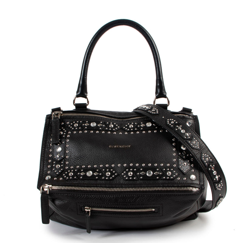 Givenchy Black Studded Pandora Bag